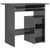 Desk High Gloss Grey 80x45x74 cm Engineered Wood