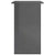 Desk High Gloss Grey 80x45x74 cm Engineered Wood