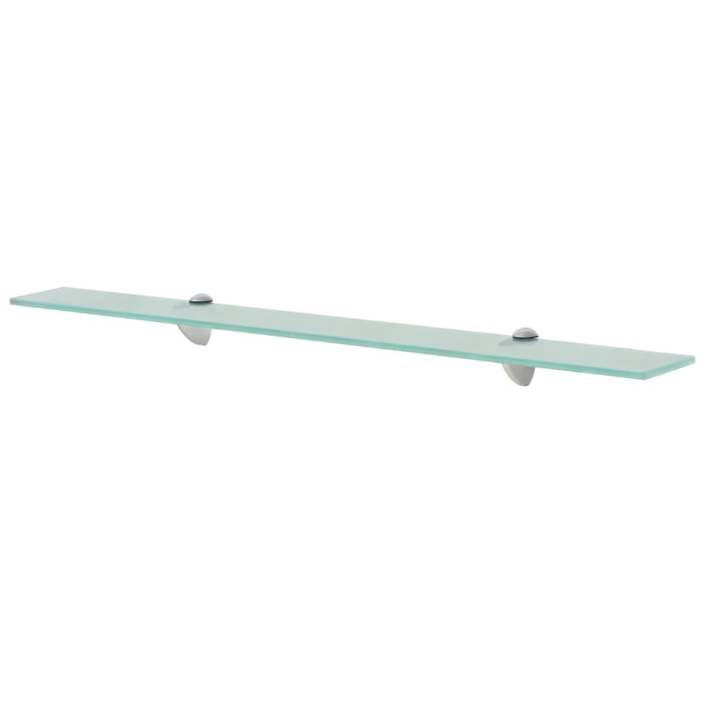 Floating Shelves 2 pcs Glass 80x10 cm 8 mm