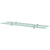 Floating Shelves 2 pcs Glass 100x10 cm 8 mm