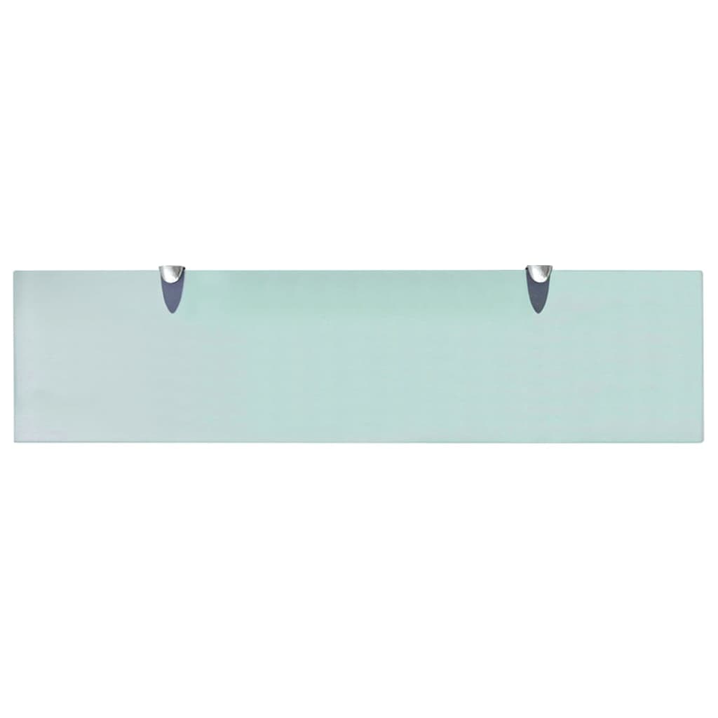 Floating Shelves 2 pcs Glass 80x20 cm 8 mm