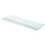 Shelves 2 pcs Panel Glass Clear 80x20 cm