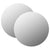 Wall Mirrors 2 pcs 70 cm Round Glass
