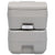 Portable Camping Toilet Grey 20+10 L