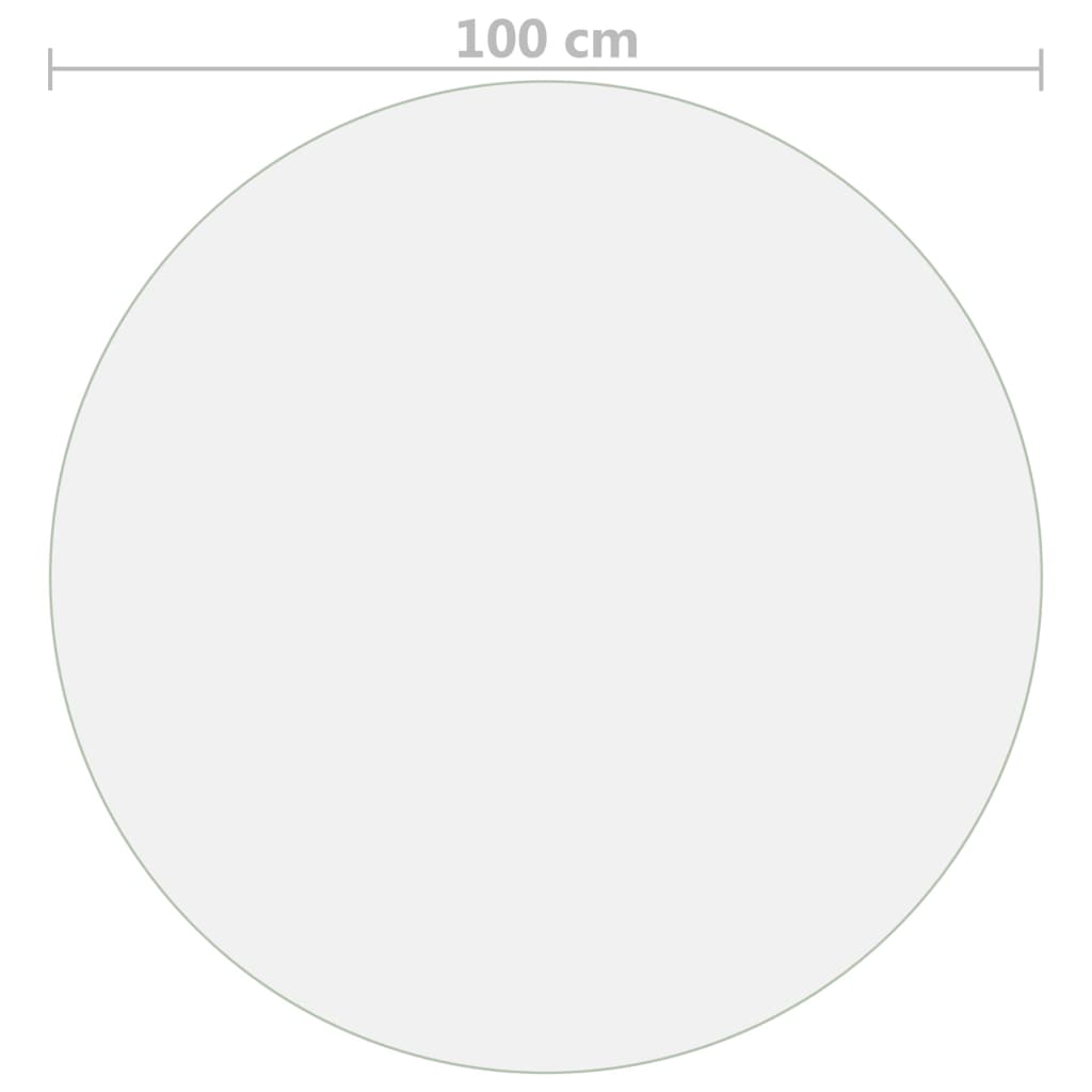 Table Protector Transparent Ø 100 cm 1.6 mm PVC