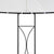 Gazebo 300x290 cm White Round