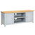 TV Cabinet 120x35x48 cm Solid Oak Wood