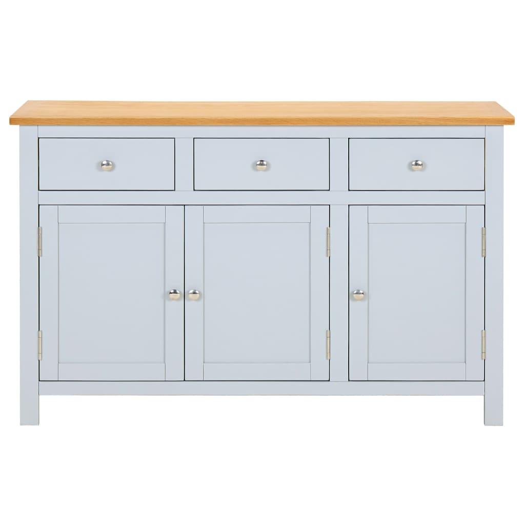 Sideboard 110x33.5x70 cm Solid Oak Wood