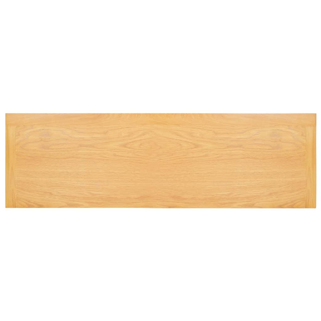 Console Table 83x30x73 cm Solid Oak Wood