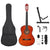 12 Piece Classical Guitar Beginner Set 4/4 39"