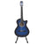 12 Piece Western Classical Guitar Set with 6 Strings Blue 38"