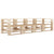Garden Pallet Sofa 4-Seater Wood