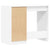 Desk White 90x45x76 cm Engineered Wood