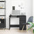 Desk Black 90x45x76 cm Engineered Wood