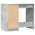 Desk Concrete Grey 90x45x76 cm Engineered Wood