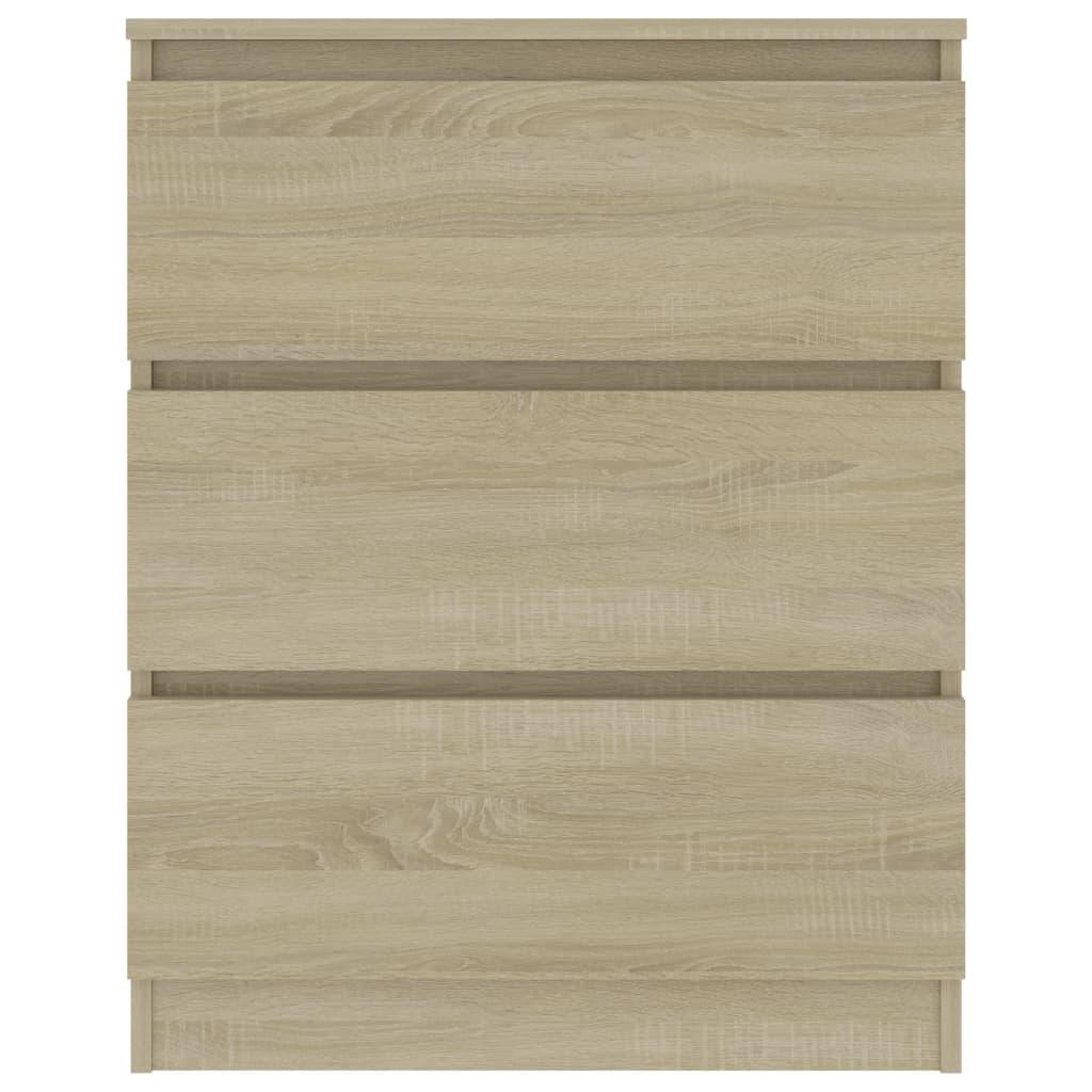 Sideboard Sonoma Oak 60x35x76 cm Engineered Wood