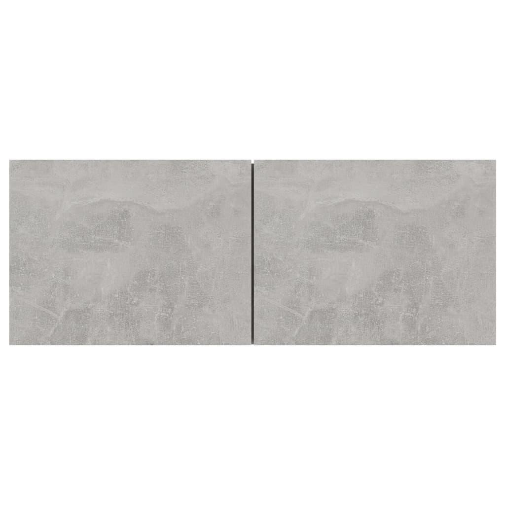 TV Cabinet Concrete Grey 80x30x30 cm Engineered Wood