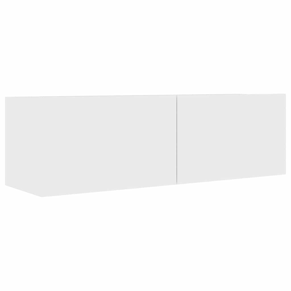 TV Cabinet White 100x30x30 cm Engineered Wood