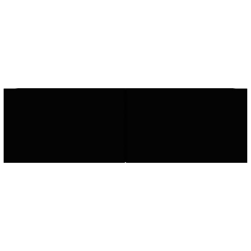 TV Cabinet Black 100x30x30 cm Engineered Wood