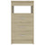 Drawer Cabinet Sonoma Oak 40x50x76 cm Engineered Wood