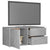 TV Cabinet Concrete Grey 80x34x36 cm Engineered Wood