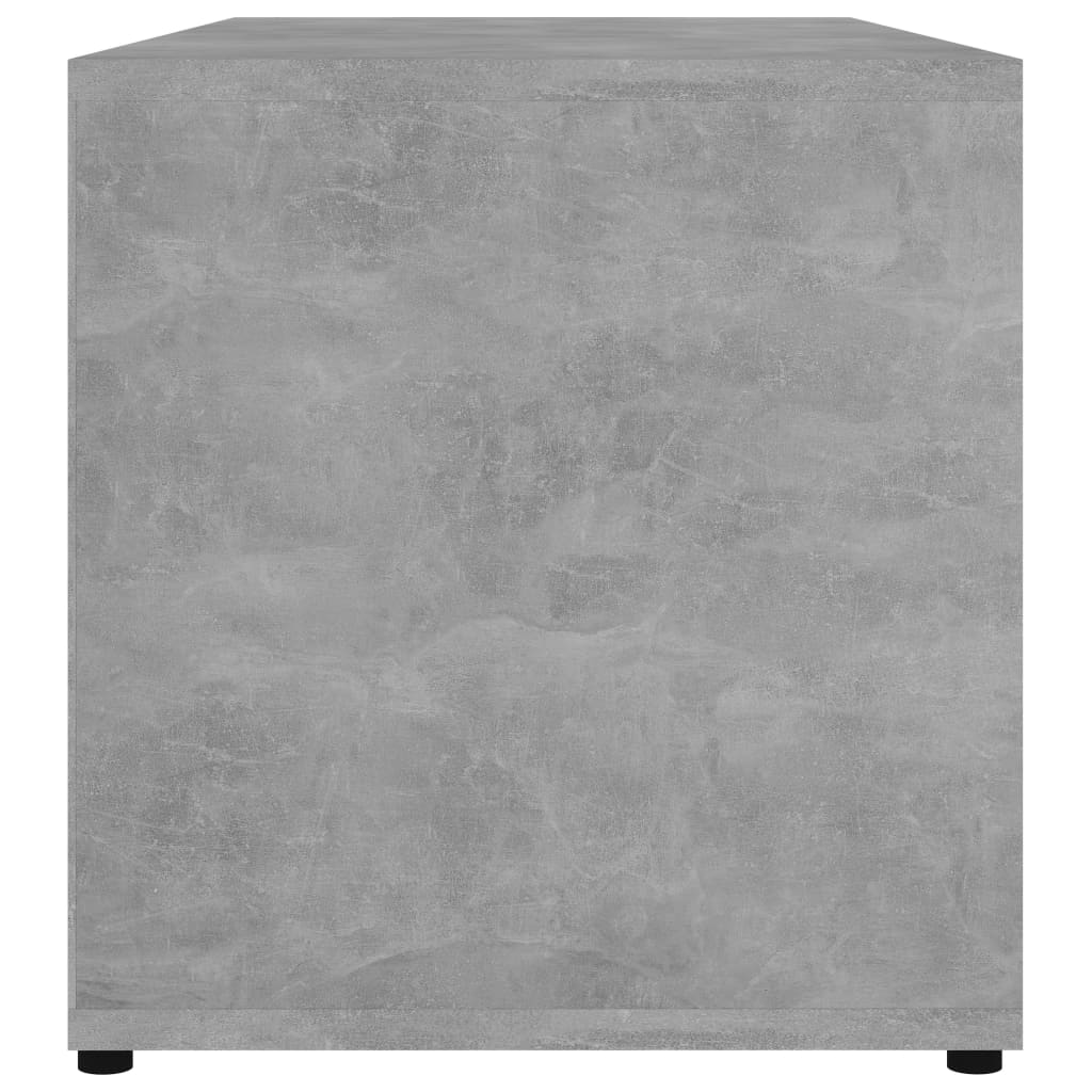 TV Cabinet Concrete Grey 80x34x36 cm Engineered Wood