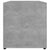 TV Cabinet Concrete Grey 80x34x36 cm Engineered Wood