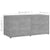 TV Cabinet Concrete Grey 80x34x36 cm Engineered Wood