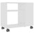 Side Table White 70x35x55 cm Engineered Wood