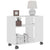 Side Table White 70x35x55 cm Engineered Wood