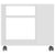 Side Table White 70x35x55 cm Engineered Wood