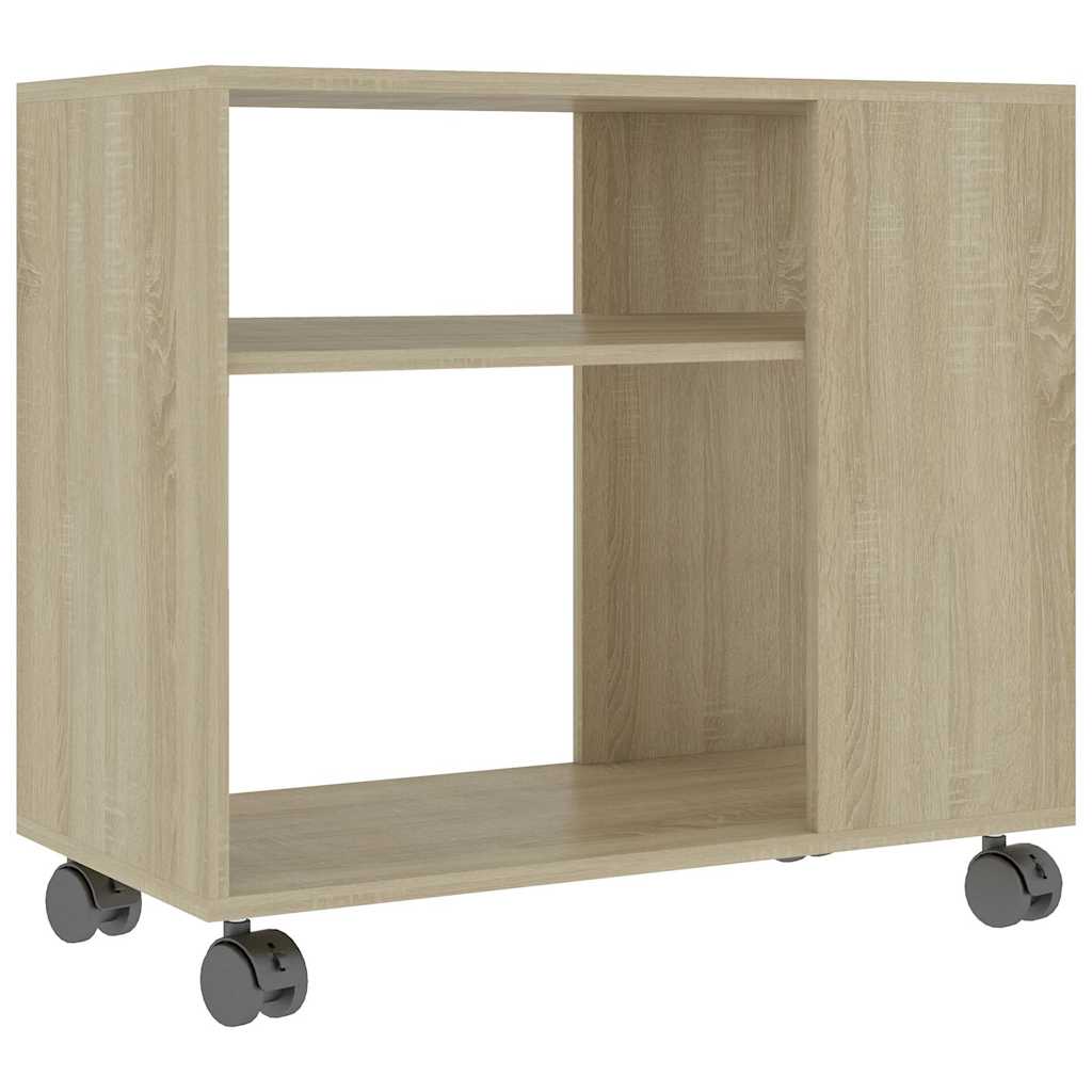 Side Table Sonoma Oak 70x35x60.5 cm Engineered Wood