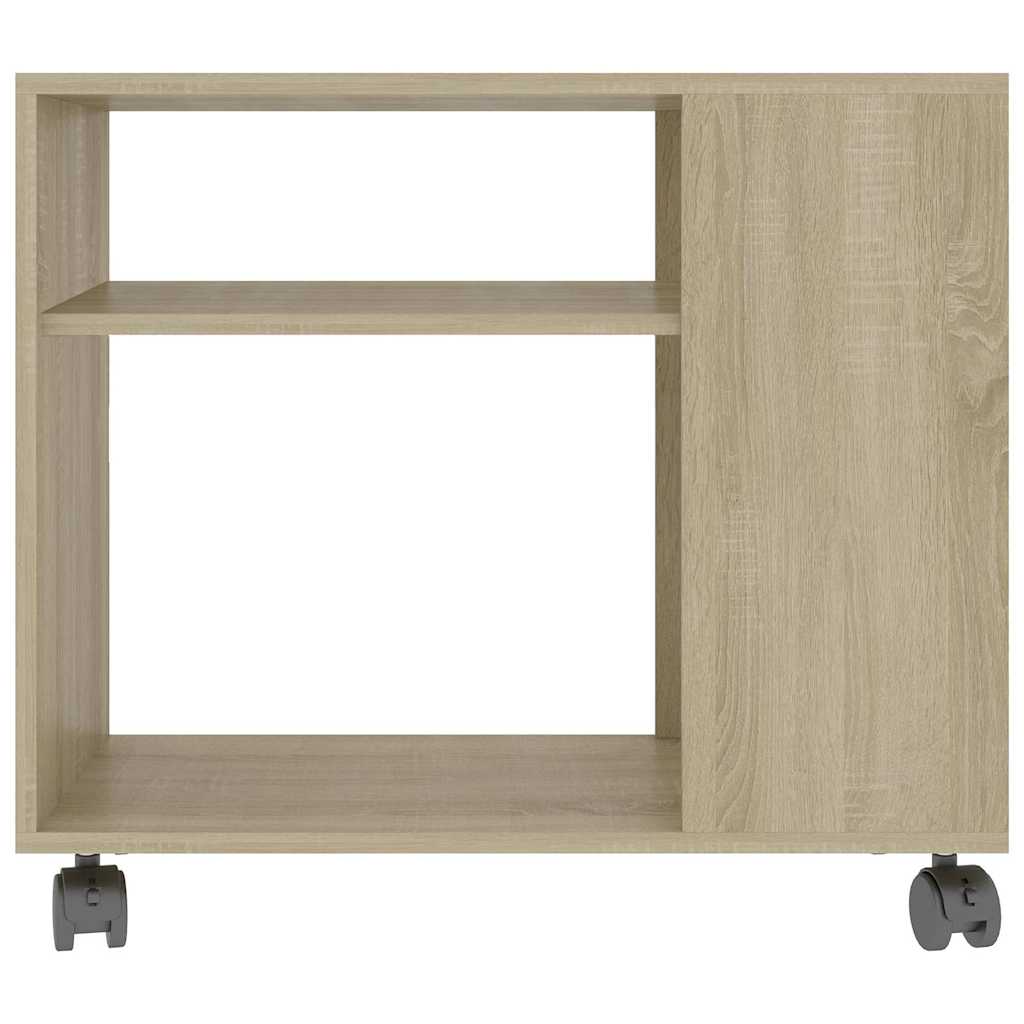 Side Table Sonoma Oak 70x35x60.5 cm Engineered Wood