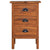 Bedside Cabinet 40x35x60 cm Solid Teak Wood