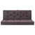 Pallet Floor Cushions 2 pcs Cotton Anthracite