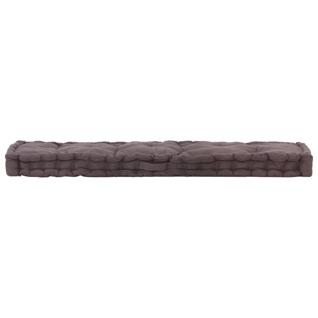 Pallet Floor Cushions 2 pcs Cotton Anthracite