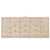 Pallet Floor Cushions 2 pcs Cotton Beige