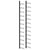 Wall-mounted Wine Rack for 24 Bottles Black Iron