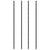 Wall-mounted Wine Racks for 72 Bottles 2 pcs Black Iron