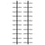 Wall-mounted Wine Racks for 20 Bottles 2 pcs Black Metal