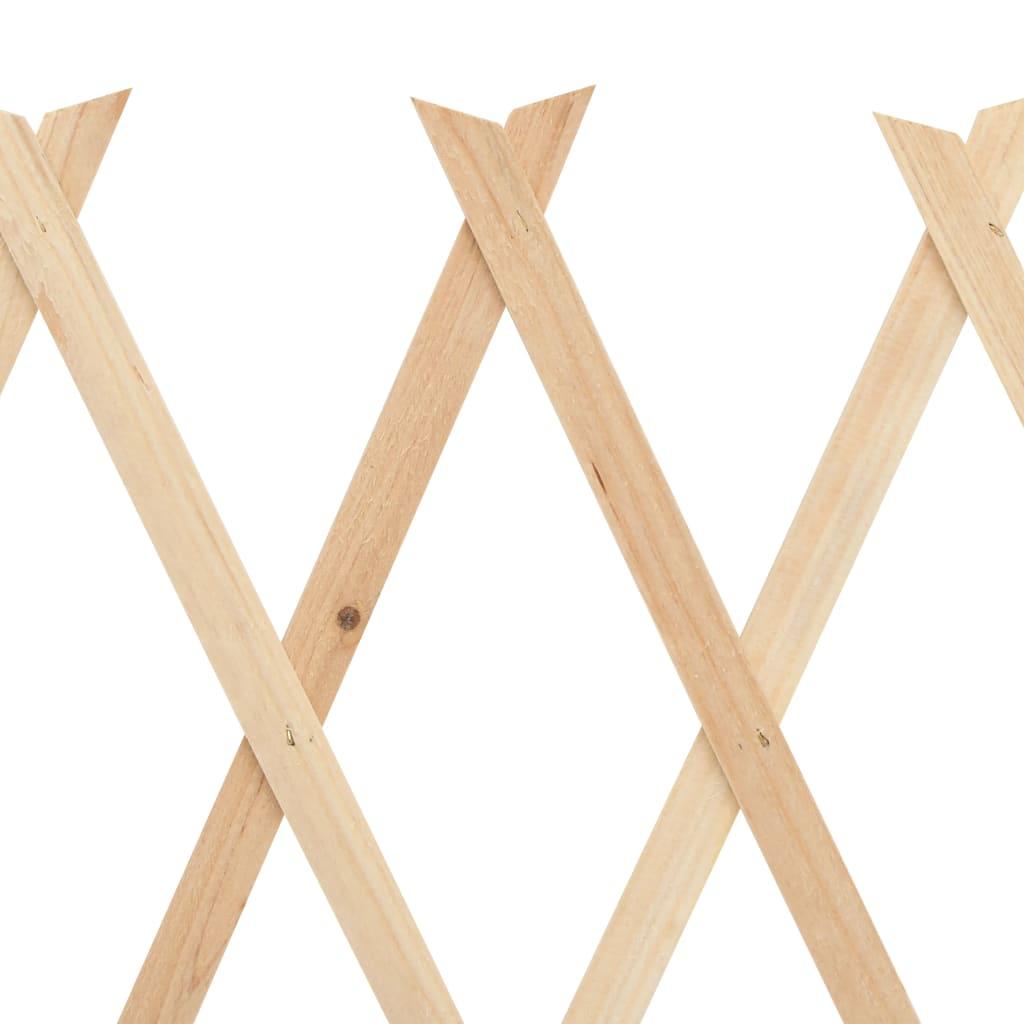 Trellis Fences 5 pcs Firwood 180x30 cm