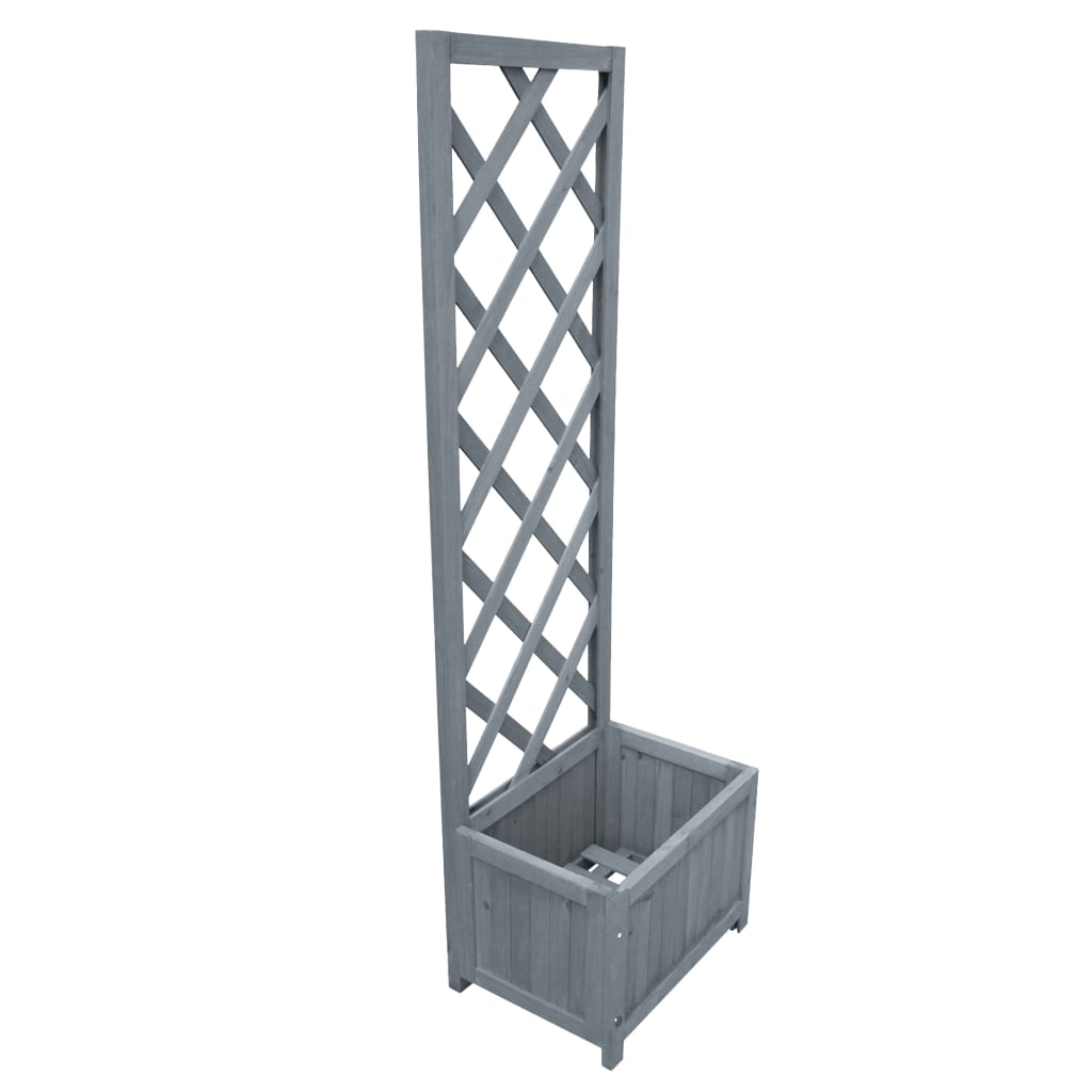 Trellis Planter 40x30x135 cm Solid Firwood