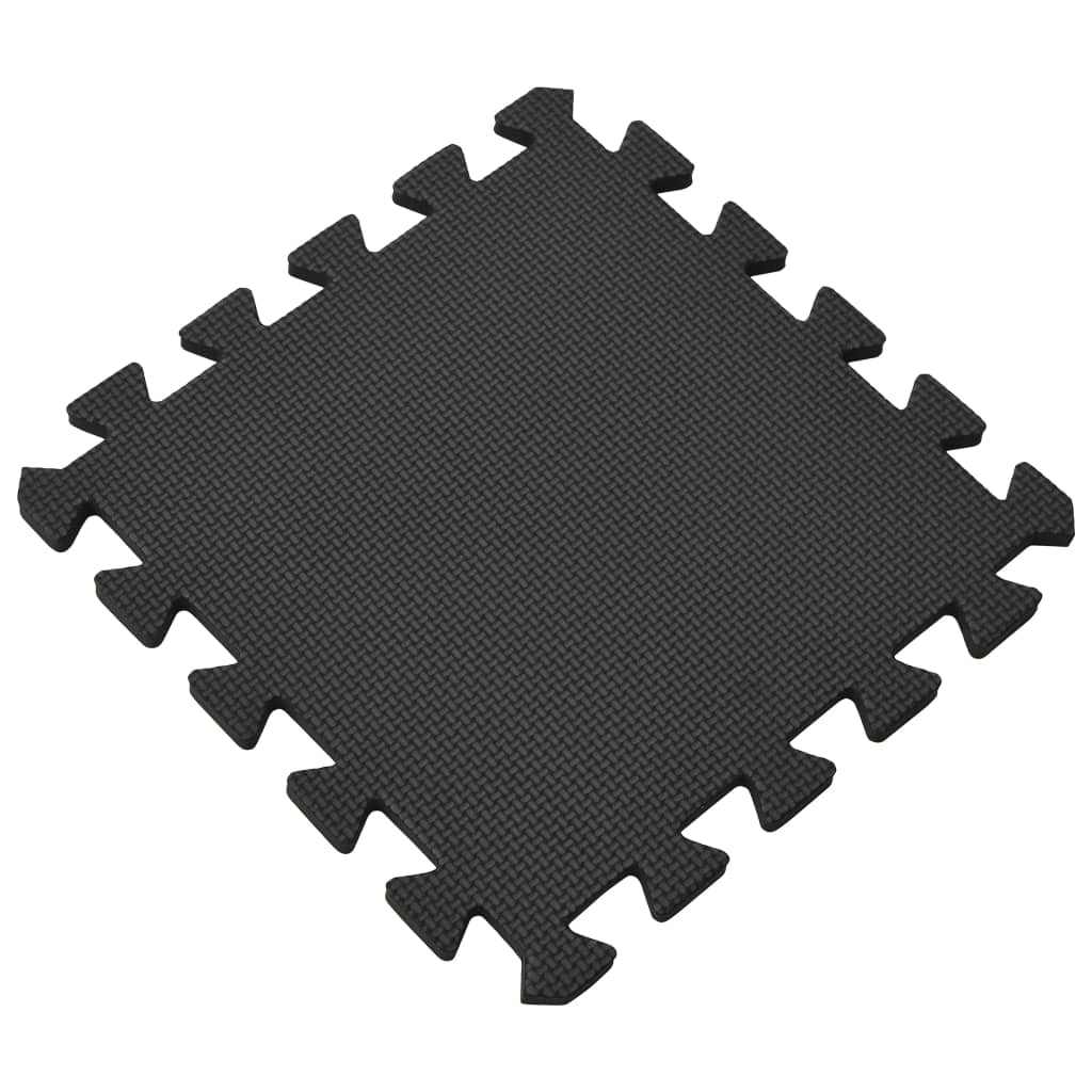 Floor Mats 54 pcs 4.86 m² EVA Foam Black