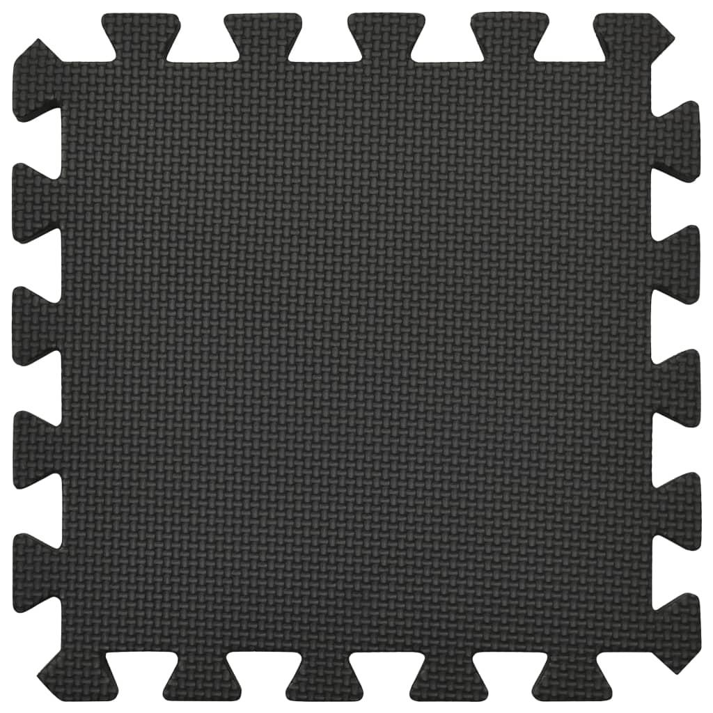 Floor Mats 54 pcs 4.86 m² EVA Foam Black