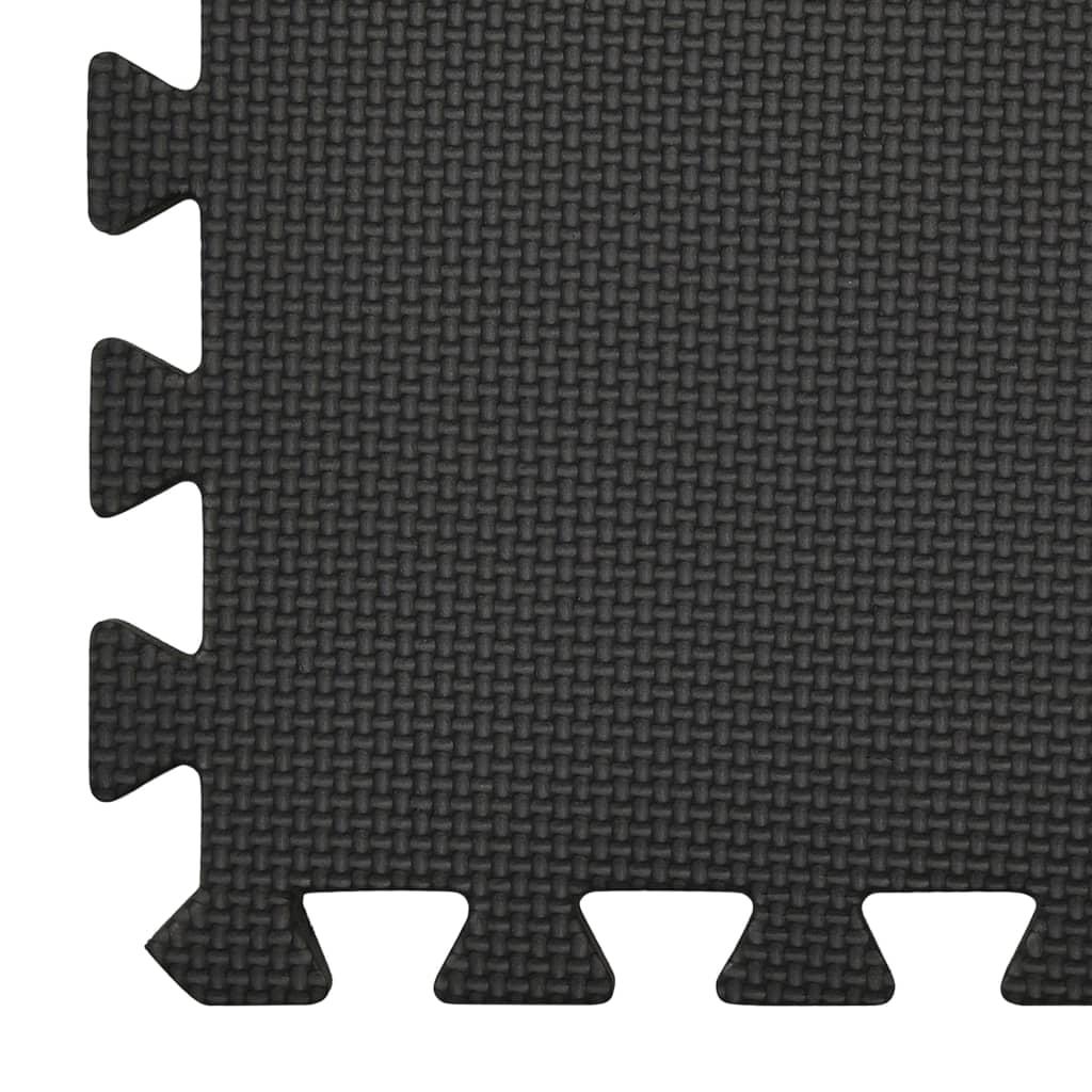 Floor Mats 54 pcs 4.86 m² EVA Foam Black