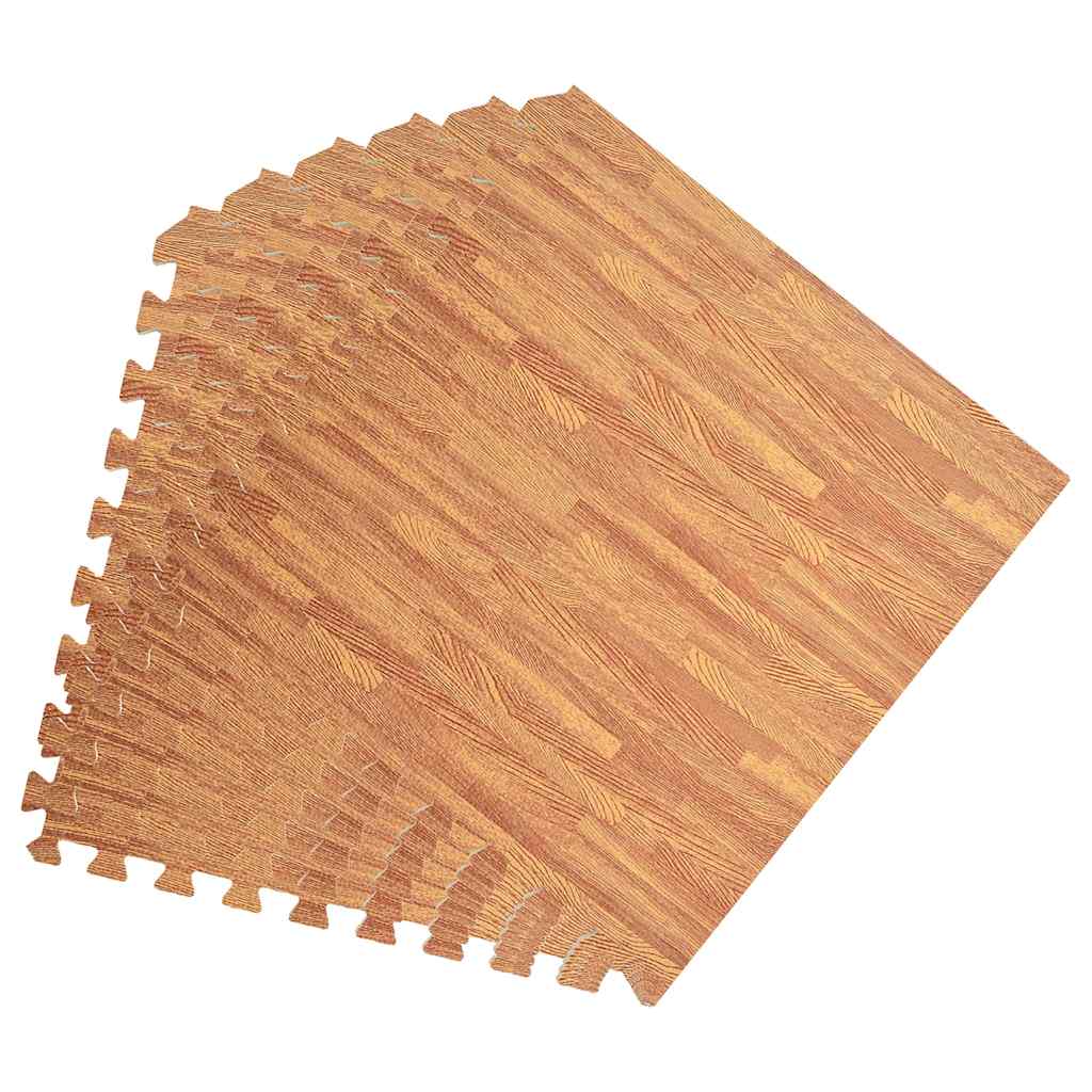 Floor Mats 24 pcs Wood Grain 8.64 m² EVA Foam