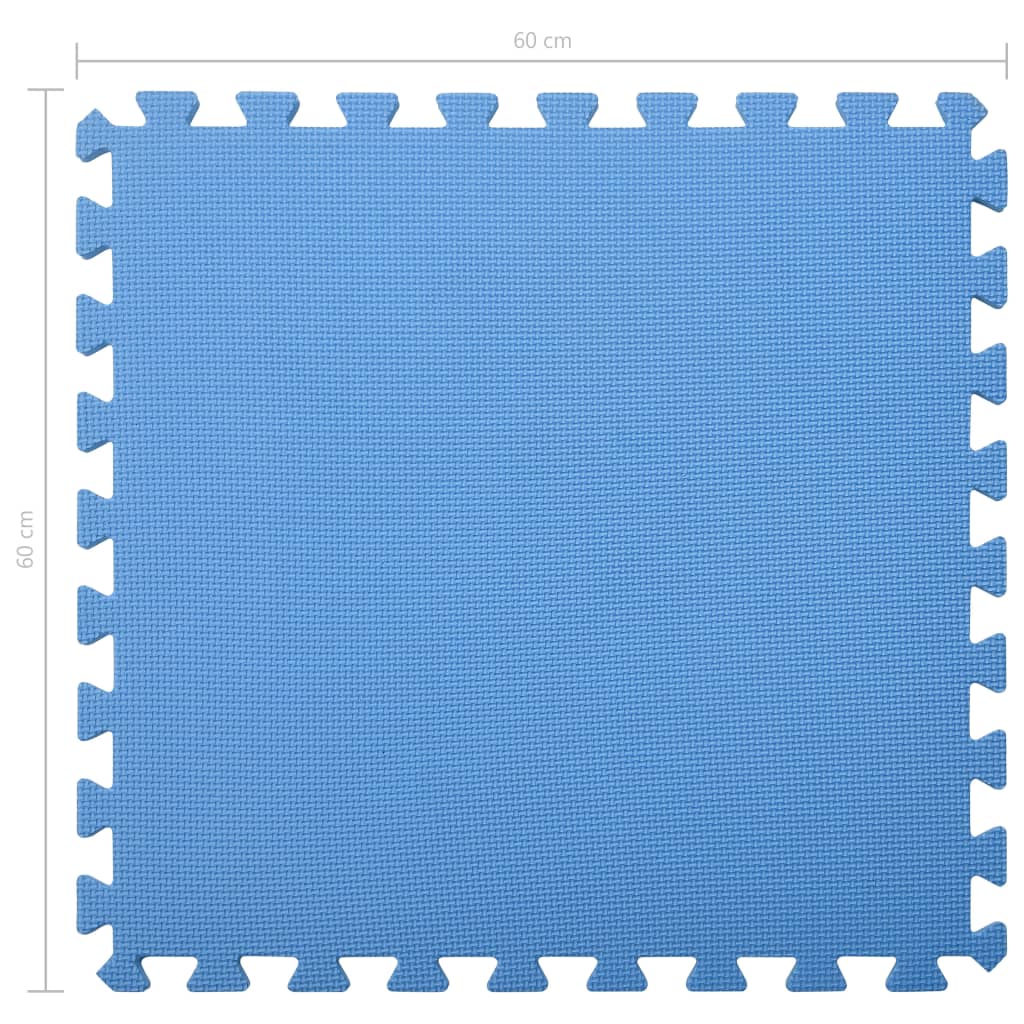 Floor Mats 6 pcs 2.16 m² EVA Foam Blue