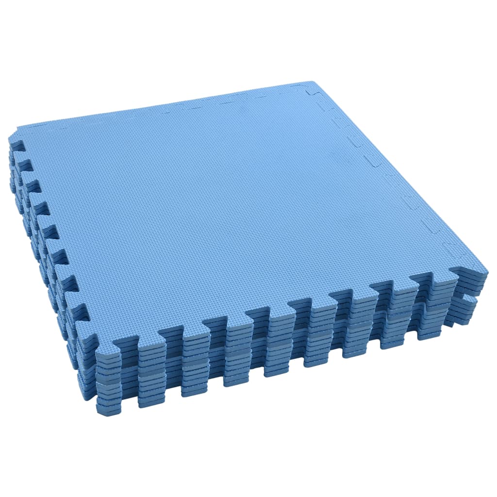 Floor Mats 12 pcs 4.32 m² EVA Foam Blue