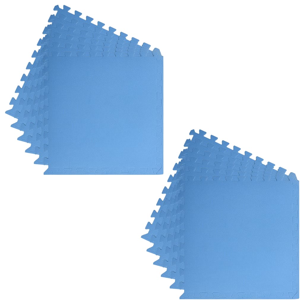 Floor Mats 12 pcs 4.32 m² EVA Foam Blue