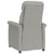 Recliner Chair Light Grey Faux Suede Leather